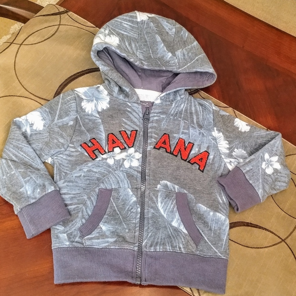 Rebel Hoodie Zip Sweatshirt Toddler  2-3 Years